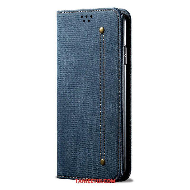 Etui Na Telefon do Samsung Galaxy S21 5G Etui Folio Tkanina Dżinsowa