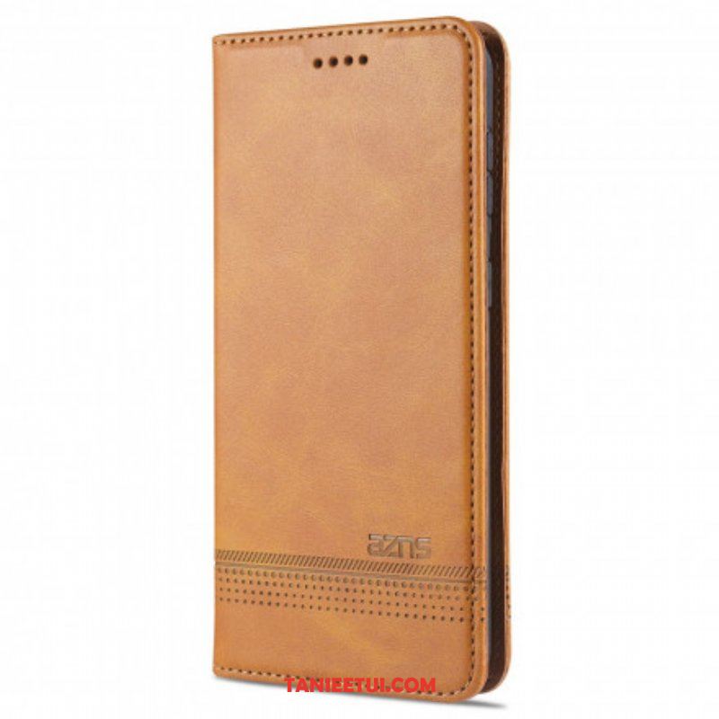 Etui Na Telefon do Samsung Galaxy S21 Ultra 5G Etui Folio Stylizacja Skóry Azns