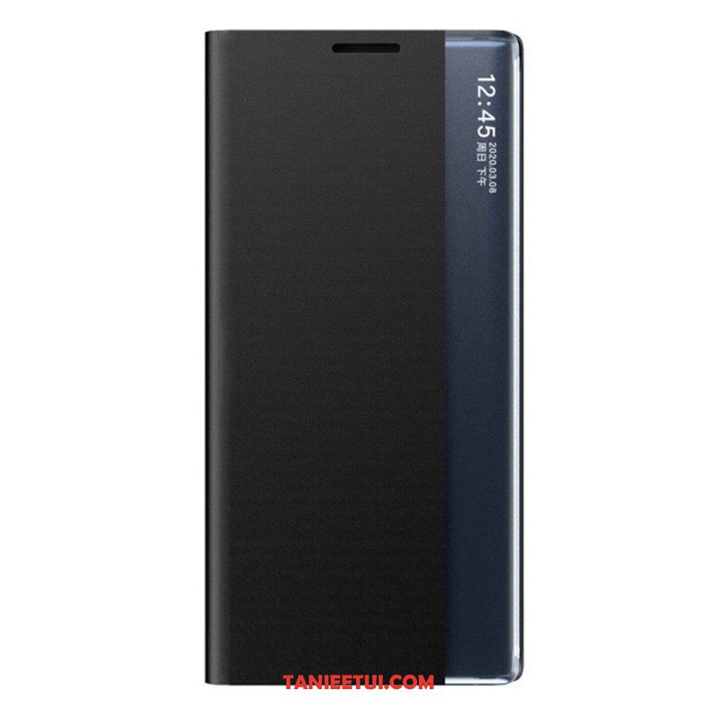 Etui Na Telefon do Samsung Galaxy S21 Ultra 5G Tkanina Ze Sztucznej Skóry