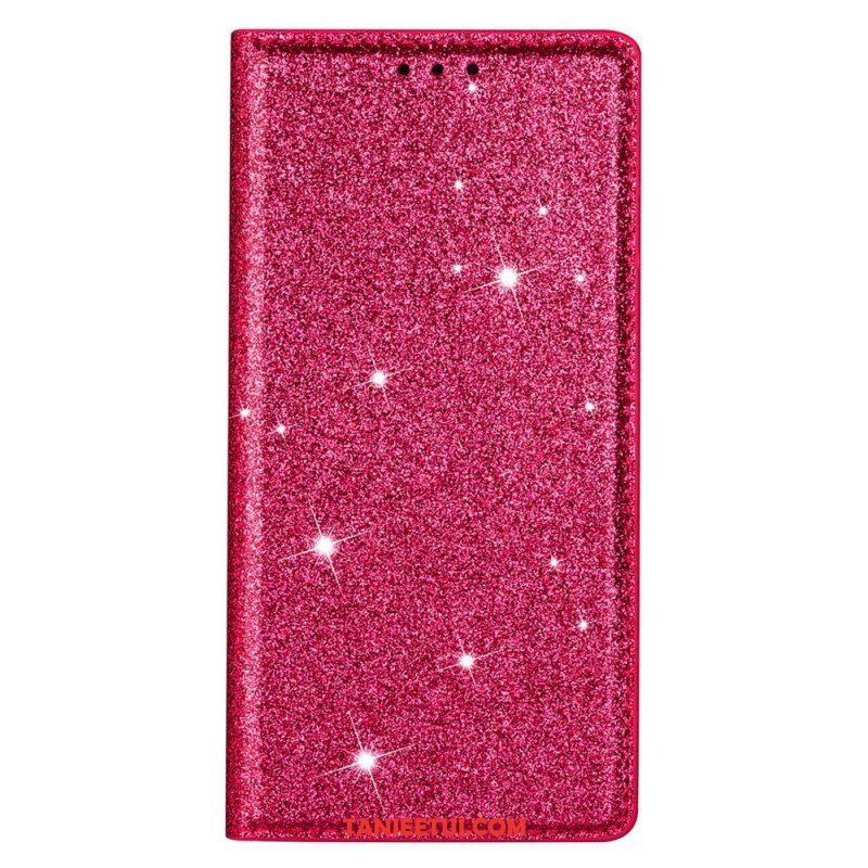 Etui Na Telefon do Samsung Galaxy S22 5G Etui Folio Cekinowy Styl