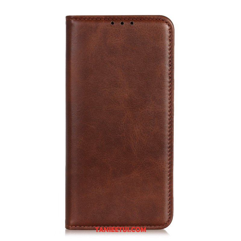 Etui Na Telefon do Samsung Galaxy S22 5G Etui Folio Elegancka Dwoina Skórzana