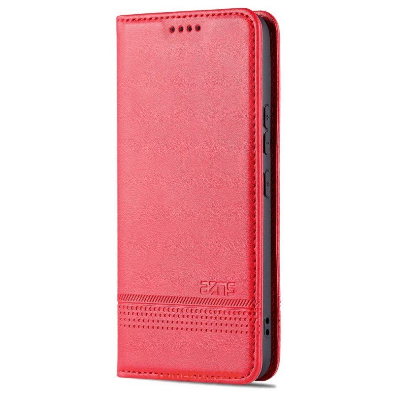 Etui Na Telefon do Samsung Galaxy S22 5G Etui Folio Stylizacja Skóry Azns