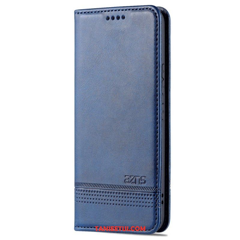 Etui Na Telefon do Samsung Galaxy S22 5G Etui Folio Stylizacja Skóry Azns