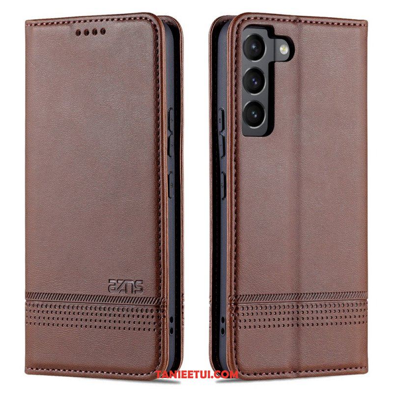 Etui Na Telefon do Samsung Galaxy S22 5G Etui Folio Stylizacja Skóry Azns