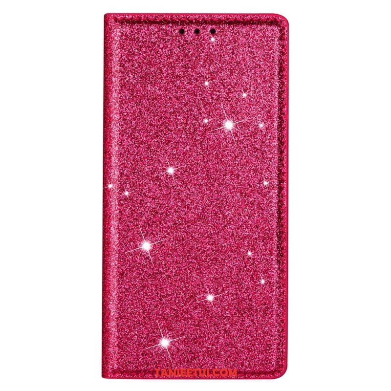 Etui Na Telefon do Samsung Galaxy S22 Ultra 5G Etui Folio Cekinowy Styl