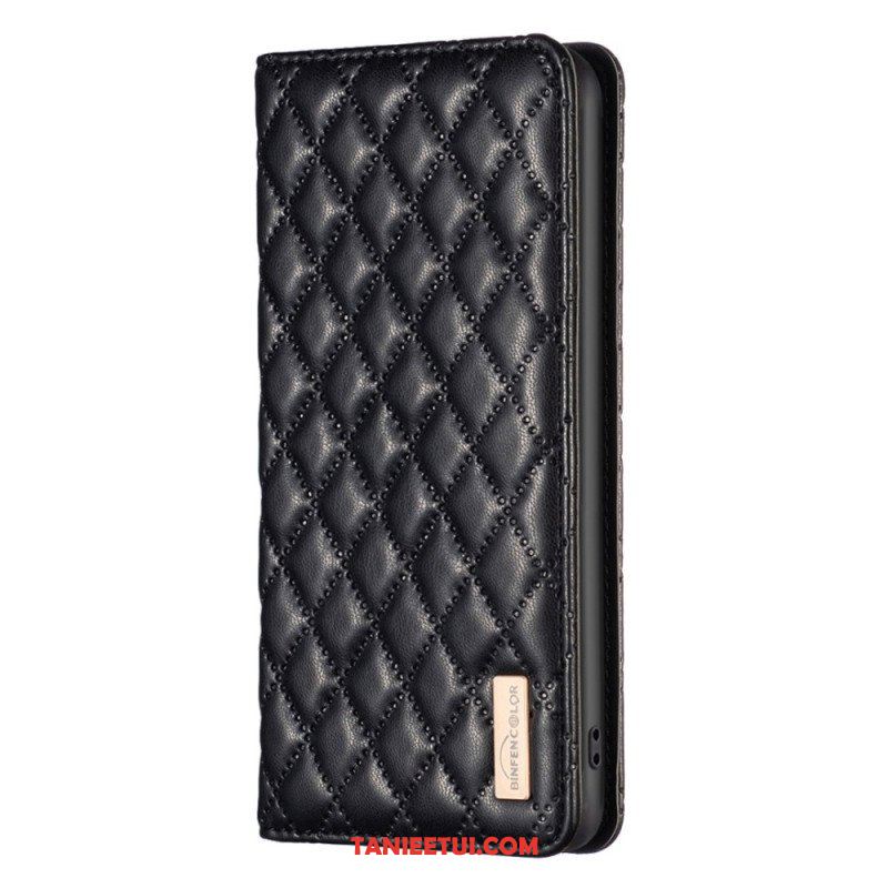 Etui Na Telefon do Samsung Galaxy S23 5G Etui Folio Pikowany Binfen Kolor