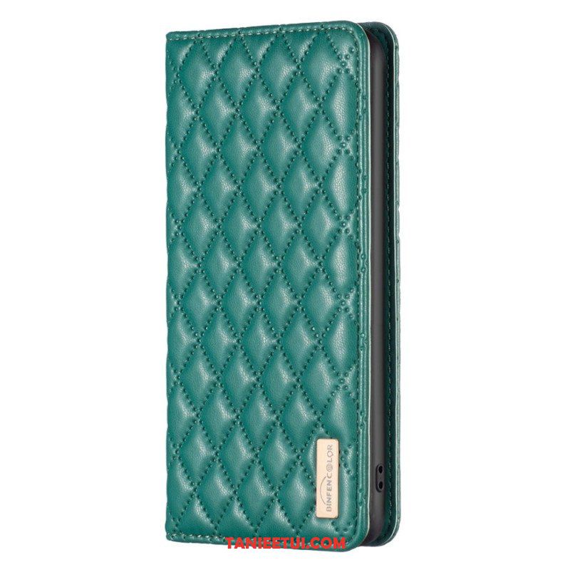 Etui Na Telefon do Samsung Galaxy S23 5G Etui Folio Pikowany Binfen Kolor