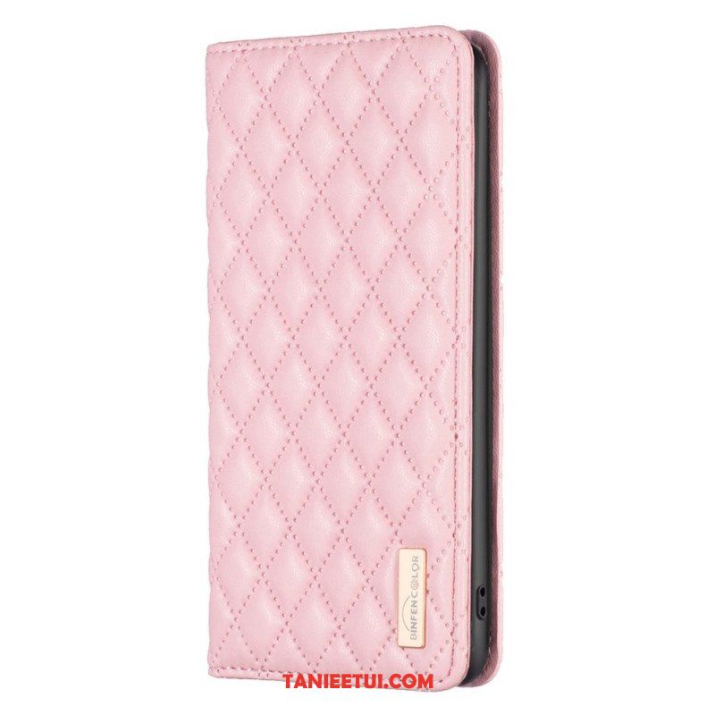 Etui Na Telefon do Samsung Galaxy S23 Ultra 5G Etui Folio Pikowany Binfen Kolor