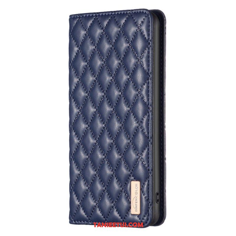 Etui Na Telefon do Samsung Galaxy S23 Ultra 5G Etui Folio Pikowany Binfen Kolor