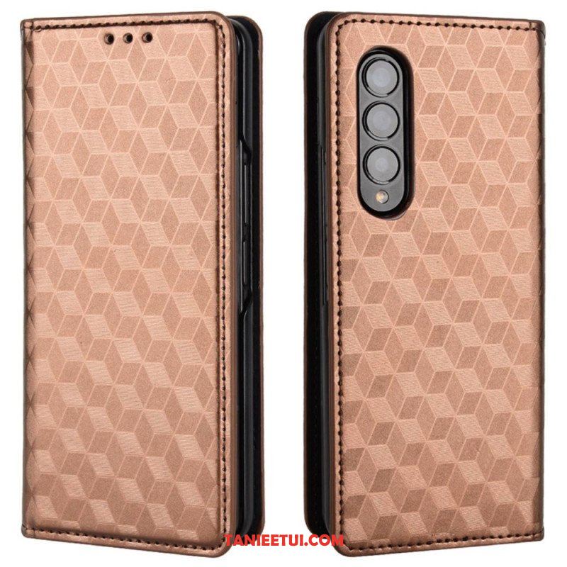 Etui Na Telefon do Samsung Galaxy Z Fold 4 Etui Folio Sześcian 3d