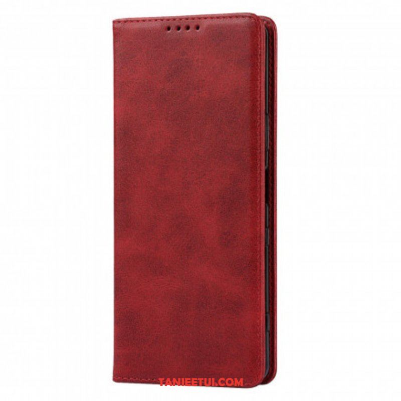 Etui Na Telefon do Sony Xperia 1 III Etui Folio Klasyczna Skóra Naturalna