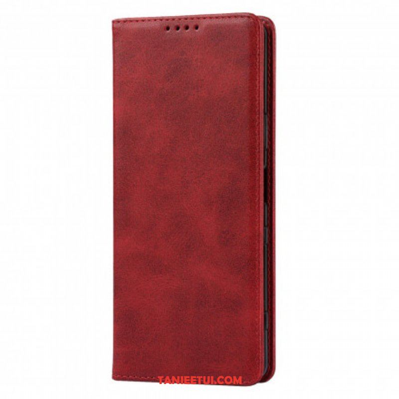 Etui Na Telefon do Sony Xperia 1 III Etui Folio Klasyczna Skóra Naturalna