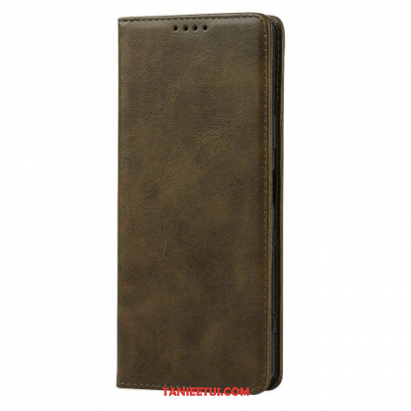 Etui Na Telefon do Sony Xperia 1 III Etui Folio Klasyczna Skóra Naturalna