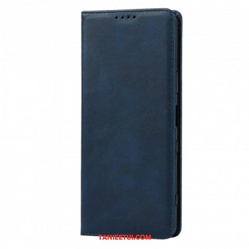 Etui Na Telefon do Sony Xperia 1 III Etui Folio Klasyczna Skóra Naturalna