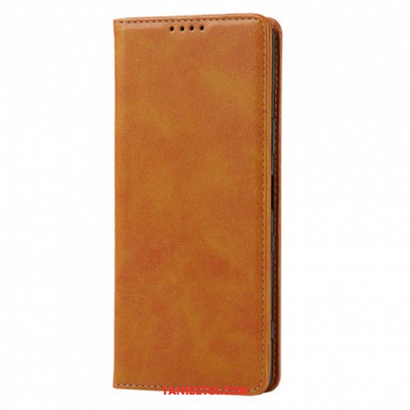 Etui Na Telefon do Sony Xperia 1 III Etui Folio Klasyczna Skóra Naturalna