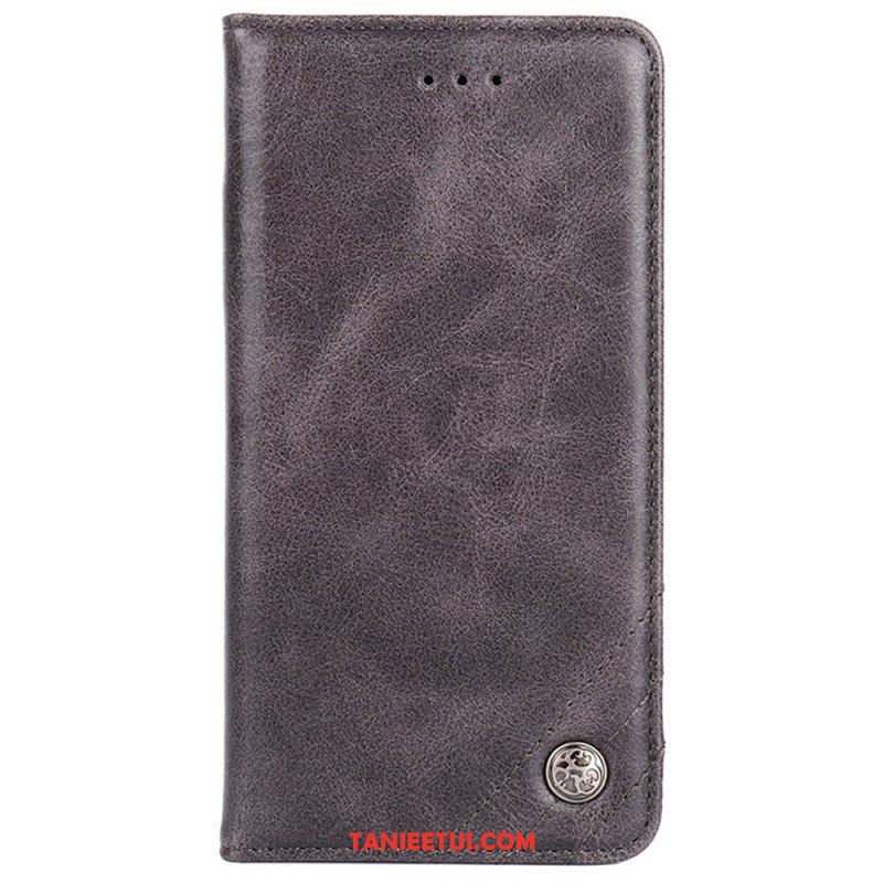 Etui Na Telefon do Sony Xperia 10 IV Etui Folio Ozdobny Nit Ze Sztucznej Skóry