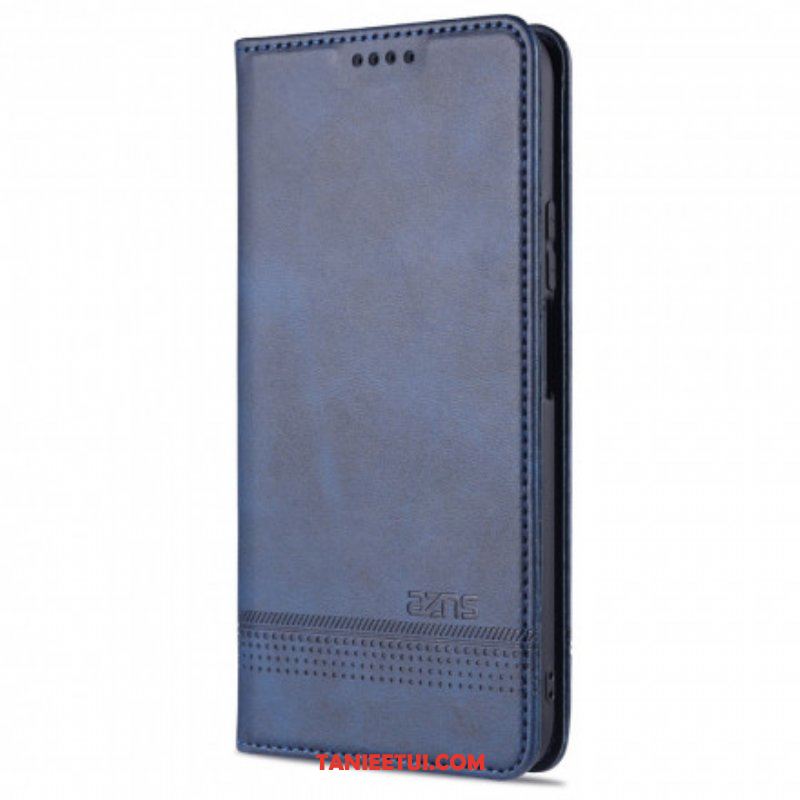 Etui Na Telefon do Vivo Y72 5G Etui Folio Stylizacja Skóry Azns