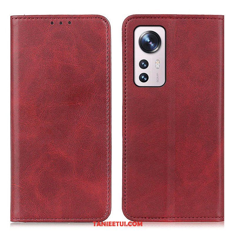 Etui Na Telefon do Xiaomi 12 / 12X Etui Folio Elegancka Dwoina Skórzana