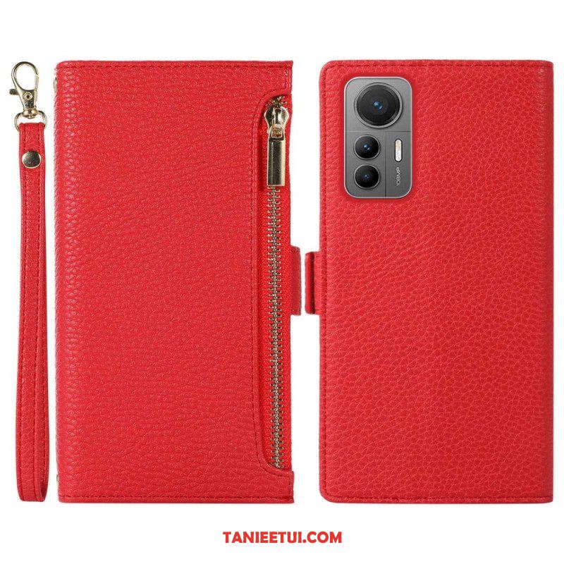 Etui Na Telefon do Xiaomi 12 Lite Etui Folio Przednia Kieszeń I Smycz