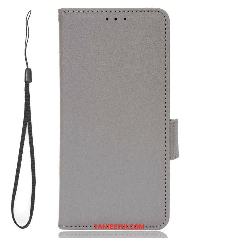 Etui Na Telefon do Xiaomi 12T / 12T Pro Etui Folio Efekt Skóry Z Paskiem