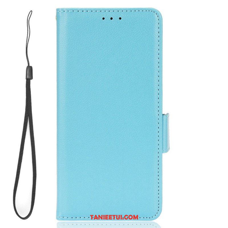 Etui Na Telefon do Xiaomi 12T / 12T Pro Etui Folio Efekt Skóry Z Paskiem