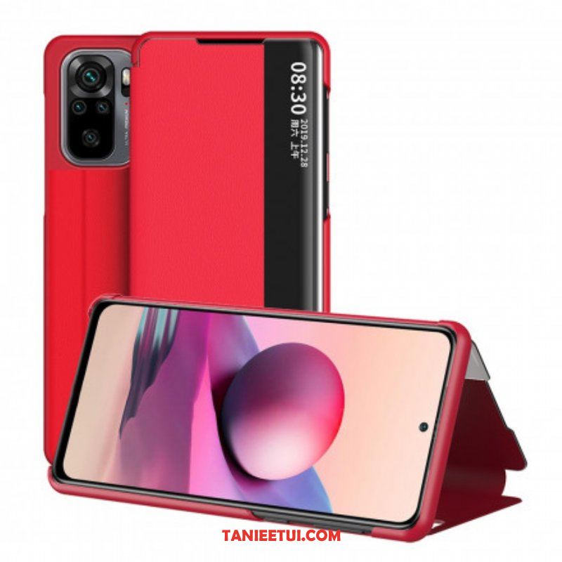 Etui Na Telefon do Xiaomi Redmi Note 10 / 10S Wysokiej Jakości Sztuczna Skóra