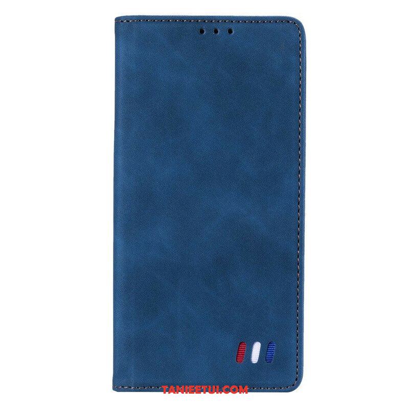 Etui Na Telefon do Xiaomi Redmi Note 10 5G Etui Folio Trójkolorowy Skórzany Styl