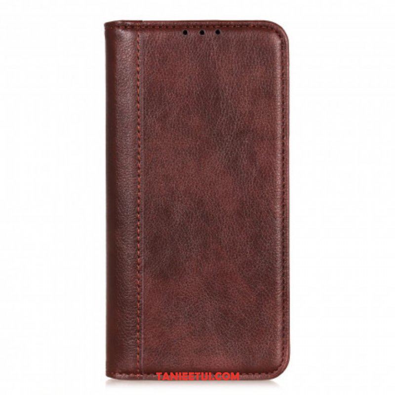 Etui Na Telefon do Xiaomi Redmi Note 10 Pro Etui Folio Dwoina Skóry Liczi