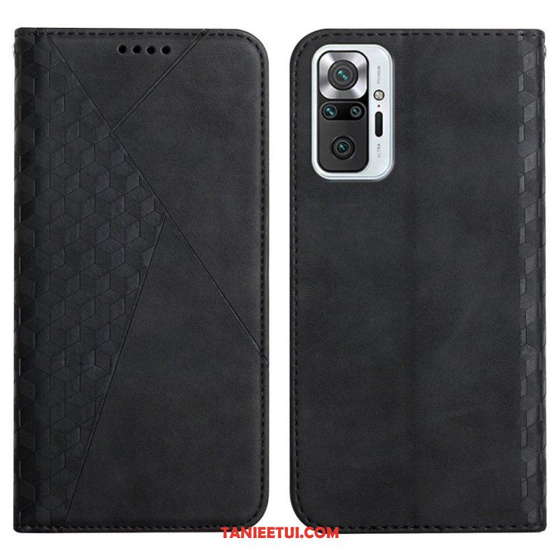 Etui Na Telefon do Xiaomi Redmi Note 10 Pro Etui Folio Efekt Geo Skóry