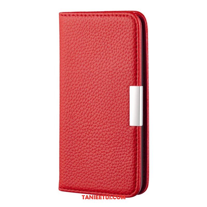 Etui Na Telefon do Xiaomi Redmi Note 10 Pro Etui Folio Liczi Ze Sztucznej Skóry Ultra Szykowny