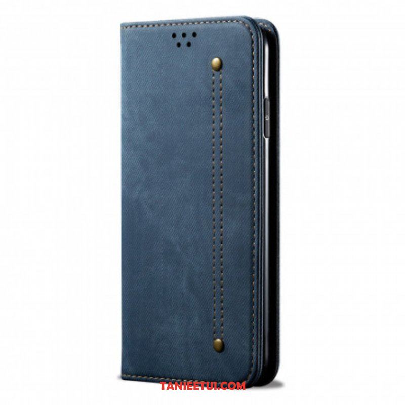 Etui Na Telefon do Xiaomi Redmi Note 10 Pro Etui Folio Tkanina Dżinsowa