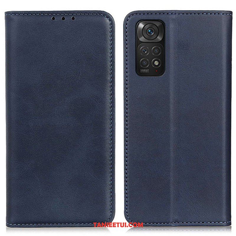 Etui Na Telefon do Xiaomi Redmi Note 11 / 11S Etui Folio Elegancka Dwoina Skórzana