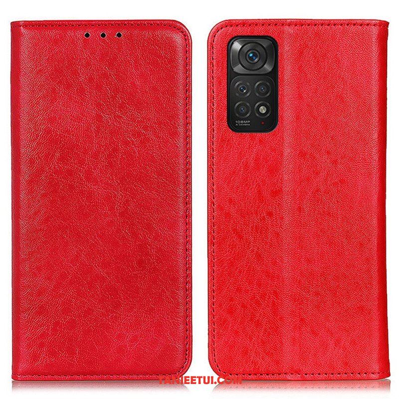 Etui Na Telefon do Xiaomi Redmi Note 11 / 11S Etui Folio Rzemienna Tekstura