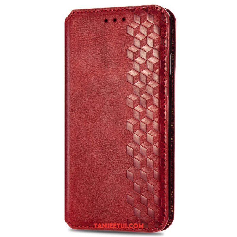 Etui Na Telefon do Xiaomi Redmi Note 11 / 11S Etui Folio Skórzany Efekt Diamentowej Tekstury