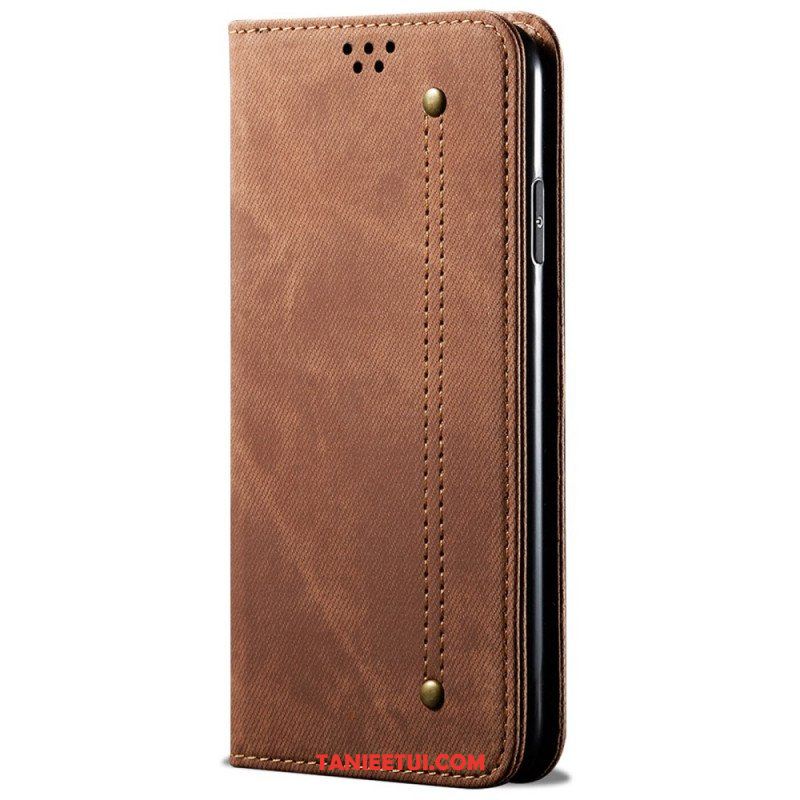 Etui Na Telefon do Xiaomi Redmi Note 11 / 11S Etui Folio Tkanina Dżinsowa