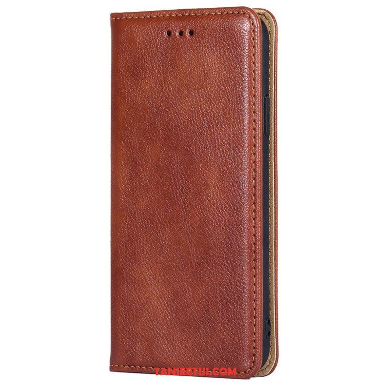 Etui Na Telefon do Xiaomi Redmi Note 11 Pro / 11 Pro 5G Etui Folio Przeszycia Ze Sztucznej Skóry