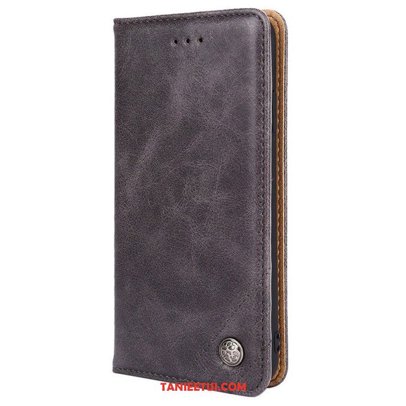 Etui Na Telefon do Xiaomi Redmi Note 11 Pro / 11 Pro 5G Etui Folio Stylowy Skórzany Nit