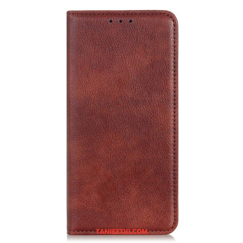 Etui Na Telefon do Xiaomi Redmi Note 11 Pro Plus 5G Etui Folio Matowa Skóra Dwoinowa