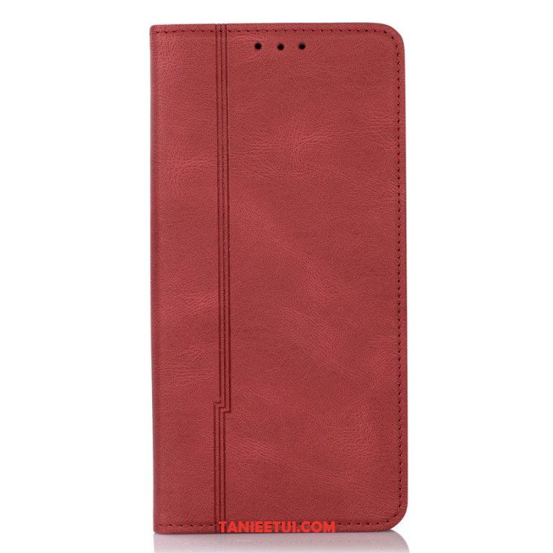 Etui Na Telefon do Xiaomi Redmi Note 11 Pro Plus 5G Etui Folio Stylowa Skórzana Linia