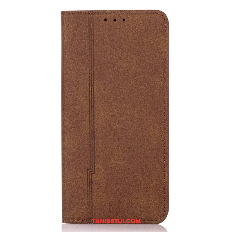 Etui Na Telefon do Xiaomi Redmi Note 11 Pro Plus 5G Etui Folio Stylowa Skórzana Linia