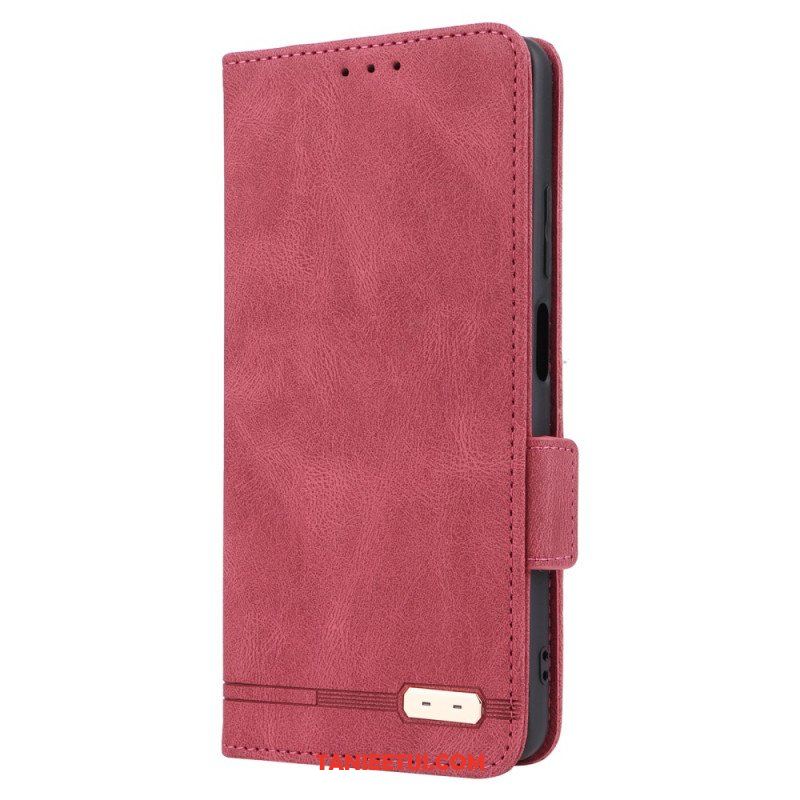 Etui Na Telefon do Xiaomi Redmi Note 12 Pro Etui Folio Stylowy Efekt Skóry