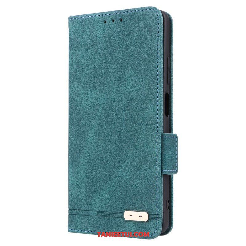 Etui Na Telefon do Xiaomi Redmi Note 12 Pro Etui Folio Stylowy Efekt Skóry