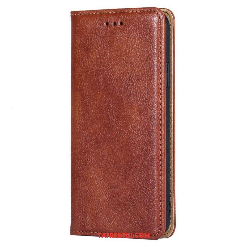 Etui Na Telefon do Xiaomi Redmi Note 12 Pro Plus Etui Folio Przeszycia Ze Sztucznej Skóry