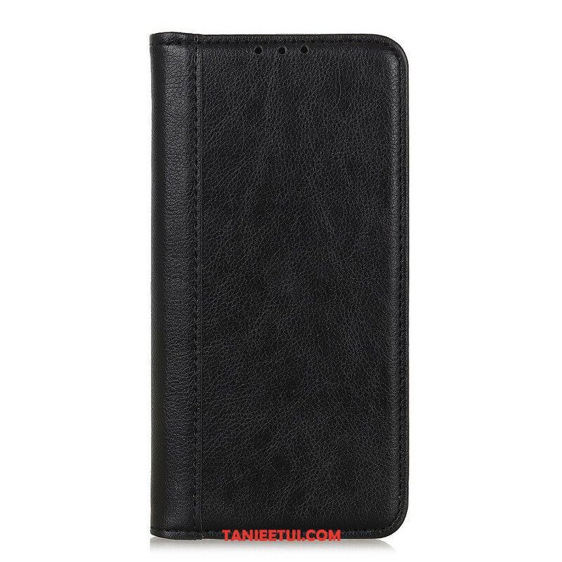 Etui Na Telefon do iPhone 13 Mini Etui Folio Elegancka Dwoina Skóry Liczi