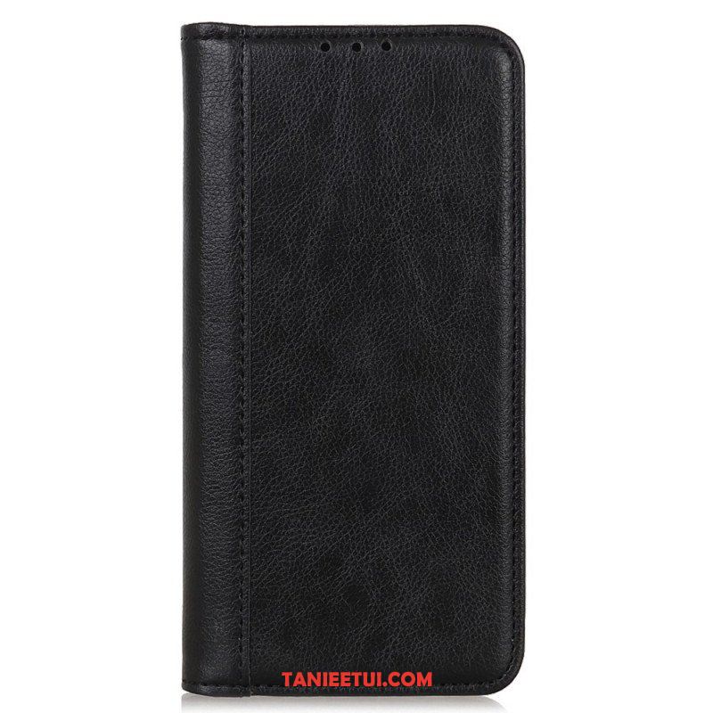 Etui Na Telefon do iPhone 14 Etui Folio Stylowa Skóra Dwoinowa