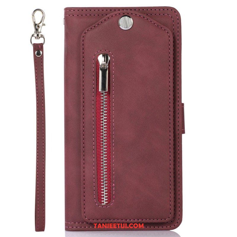 Etui Na Telefon do iPhone 14 Pro Max Etui Folio Lustrzana Kieszonka Z Przodu