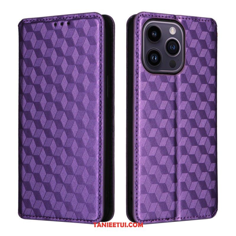 Etui Na Telefon do iPhone 15 Etui Folio Kostki 3d