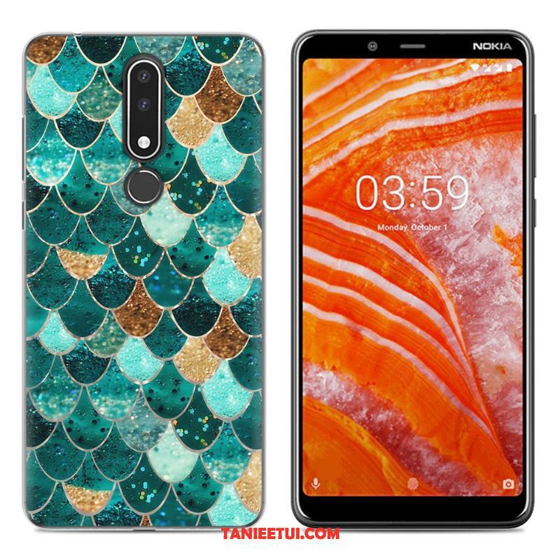 Etui Nokia 3.1 Plus Telefon Komórkowy Zielony Kolor, Pokrowce Nokia 3.1 Plus Miękki Nowy Kreskówka