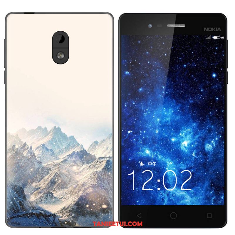 Etui Nokia 3 Telefon Komórkowy Kolor Sceneria, Obudowa Nokia 3 Biały Niebieski Miękki