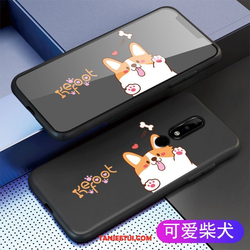 Etui Nokia 5.1 Plus Anti-fall Kreskówka Nubuku, Pokrowce Nokia 5.1 Plus Cienka Tendencja Szary